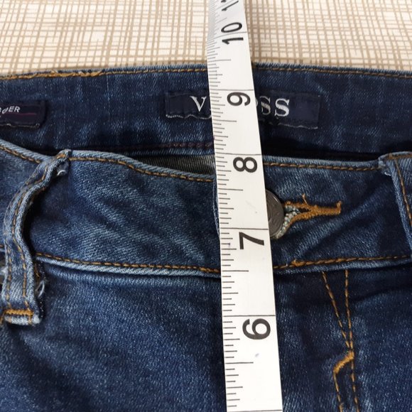 VIGOSS Women's The Jagger Skinny Jeans Size W26 L28 Distressed Medium Wash Blue - Picture 15 of 16